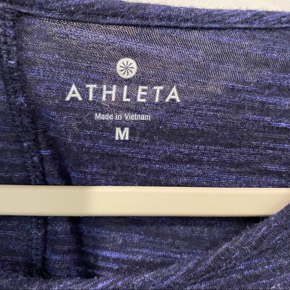 Athleta Purple Long Sleeve Workout Shirt - Picture 3 of 4